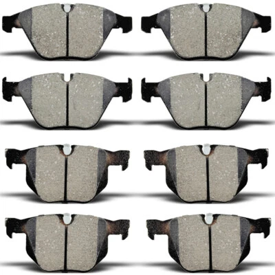 Front + Rear Ceramic Brake Pads For 2007 - 2013 BMW 335i 335xi 335i xDrive - Изображение 1 из 4