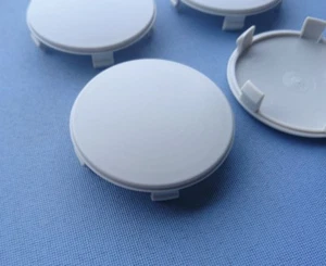 4 pieces hub caps wheel cover carrier 68 mm 66 mm for alloy rims light gray B68 - Picture 1 of 10