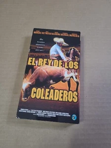 El Rey De Los Coleaderos VHS, 2001. Vtg Euc Pelicula - Picture 1 of 3