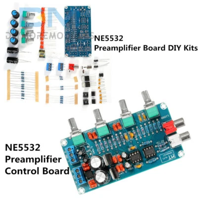 Kit fai da te NE5532 HIFI OP-AMP preamplificatore volume EQ amplificatore tono scheda di controllo - Immagine 1 di 4