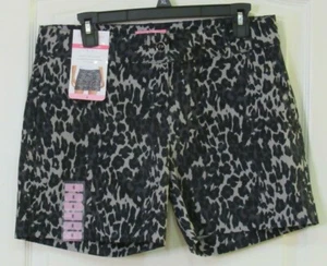 ISAAC MIZRAHI NEW YORK Tailored Short Distressed Leopartd Women's Sz 14 NWT - Picture 1 of 2