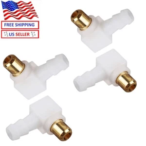 4Pcs Fuel Fitting Elbow Hose Connector for Briggs&Stratton 692317 493496 494451 - Picture 1 of 10