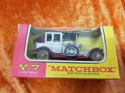 Matchbox Models of Yesteryear Y-7 1912 Rolls Royce silber OVP - Bild 1 von 2