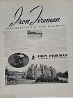 1935 Iron Fireman Fortune Magazine Print Ad Coal Burner Chorley Park, Toronto