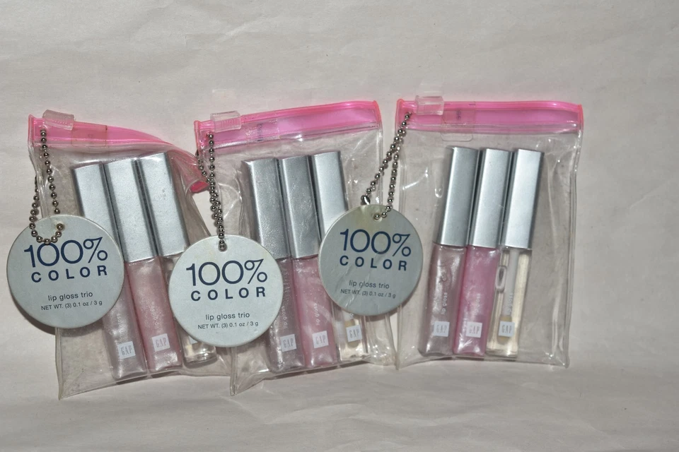 3 packs Gap 100% color lip gloss trio - Sealed - Image 1 of 1