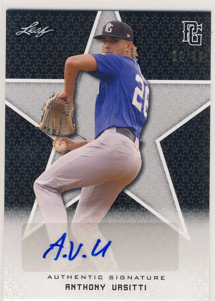 ANTHONY URSITTI 2020 Leaf Perfect Game PG Black AUTO /50 FLORIDA - Image 1 of 1
