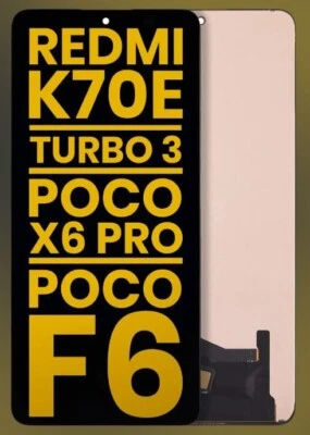 Original OLED Display Screen For Xiaomi Redmi K70E/ Turbo 3/Poco X6 Pro/Poco F6 - Image 1 of 4