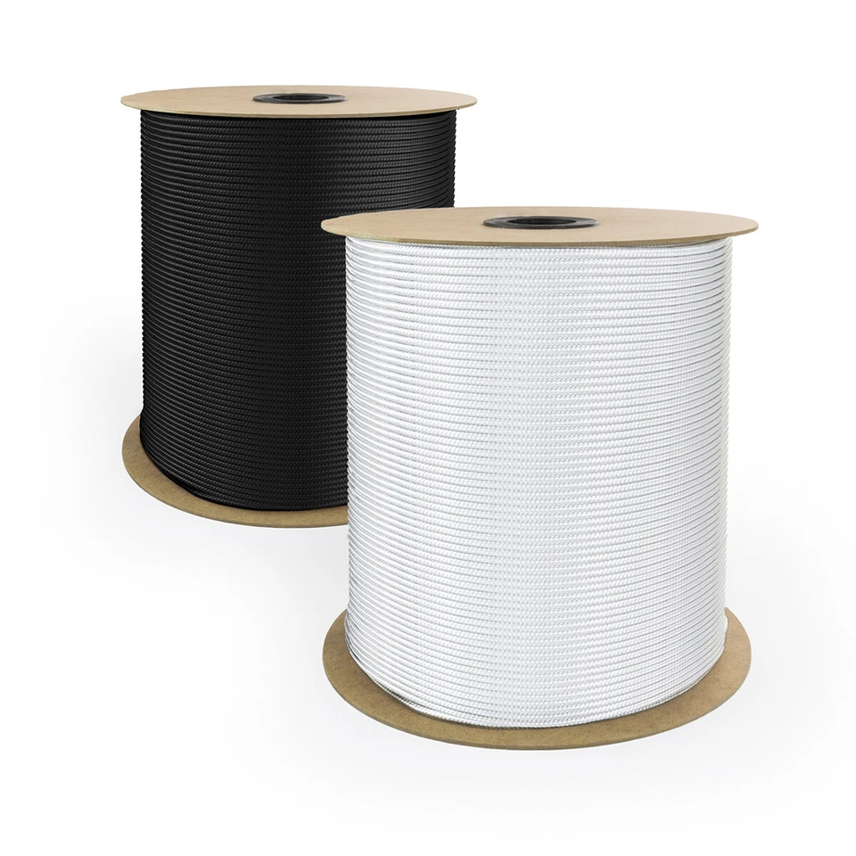 FASTMASTER Polypropylenseil 5-400m Seil Seile Schwarz Weiß Schnur Stärke zur Auswahl