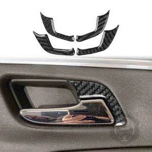 Carbon Fiber Interior Door Handle Cover Trim Fit for Chevrolet Impala 2014-2020 - Picture 1 of 6