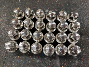 SET OF 24 FORD F150 EXPEDITION EXPLORER 14x1.5 USED LUG NUTS LINCOLN NAVIGATOR - Picture 1 of 8