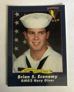 #59 Brian S. Economy GMG2 Navy Diver - Operation Yellow Ribbon - Desert Storm - Picture 1 of 2