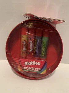 Balsamo Lip Smacker SKITTLES Miglior Gusto Per Sempre 4 Bastoncini con Contenitore di Latta - Foto 1 di 4