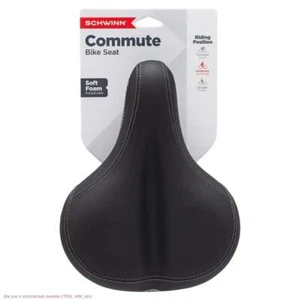 Schwinn Commute Bike Saddle - Black - Picture 1 of 5