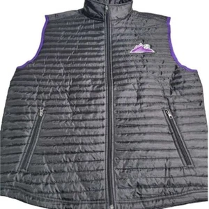 Chaleco acolchado vintage King Soopers Colorado Rockies XL - Imagen 1 de 6