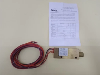 Gems Sensor Inc FS-930 P/n 187533 SSU 300 1.GPM Flow Switch New - Image 1 of 4