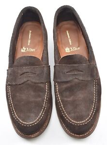 UNLINED LOAFER | ALDEN 12D REVERSE TOBACCO CHAMOIS LHS LOAFERS SHOES D9214F