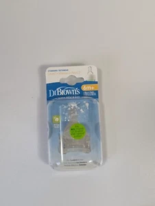 NEW Dr. Brown’s Standard Natural Flow Bottle Silicone Nipples Level 3 6m+ 2-Pack - Picture 1 of 5