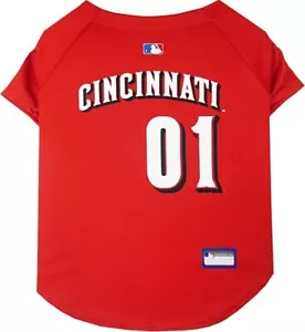 Pets First MLB Mesh Jersey for Dogs Cincinnati Reds Large - Picture 1 of 7