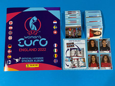 Panini Set Complete 366 Euro Women's 2022 England + Empty Album Stickers