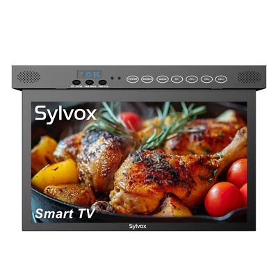 Sylvox 15.6 inch Under Cabinet TV 1080P Kitchen TV Built-in App Smart RV TV - Image 1 of 4