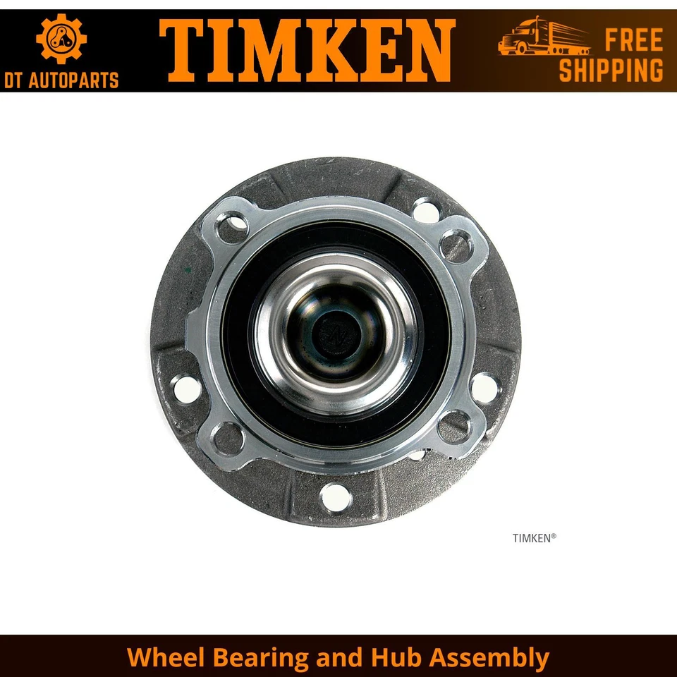 Para 2004-2005 BMW 545i RWD rolamento de roda e conjunto de cubo dianteiro Timken - Imagem 1 de 4