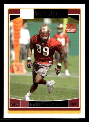 Manny Lawson 2006 Topps Rookie Card #314 San Francisco 49ers - Image 1 of 2