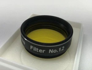 Astromania 1.25 inch/31.7mm Yellow #12 Filter For Astronomical Telescope NEW - Picture 1 of 7