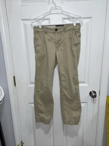 American Eagle Outfitters Original Straight Khaki Pants Beige Men's Size 28 x 28 - Picture 1 of 12