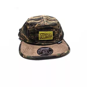 OFFICIAL Snap itBack Logo Camouflage 5 Panel Strapback Snapback Baseball Cap Hat - Picture 1 of 10