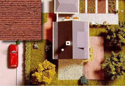 Busch 7039 HO/OO Gauge Wooden Planking Card Sheets (2) - Image 1 of 2