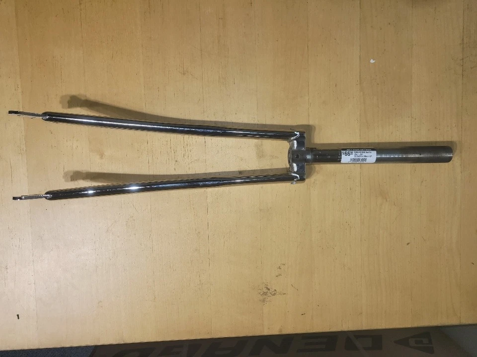 Fork 26" Lightweight NOS 1" Threaded steer tube 215mm Chrome Replacement - Image 1 of 1