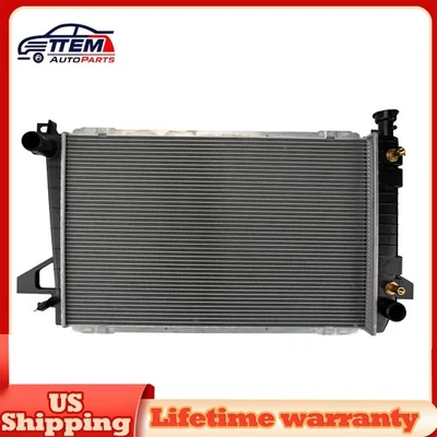 1452 Radiator For 1985-1996 Ford F150 F250 F350 Bronco 4.9L L6W/O A/C AC 1 Row Foto 1 de 4