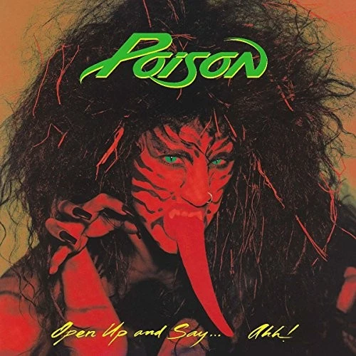 Poison - Open Up And Say Ahh LP  | 1988 Album | Black Vinyl | New - Image 1 of 1