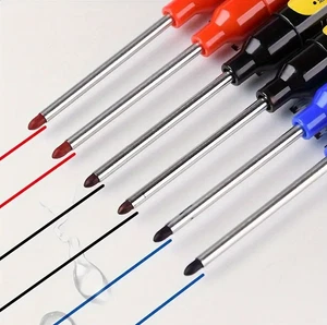 Long Nib Marker Pen – Precision Deep Hole Marking Pen (Black/Blue/Red) - Picture 1 of 2