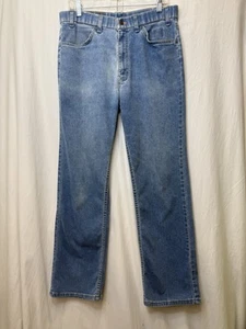 Vintage Levis 1990s Action Jeans - Men's Size 34x30 Made in the USA Orange Tab - Picture 1 of 8