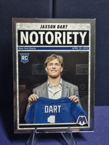 2025 Panini Mosaic-NOTORIETY Jaxson Dart  #11 RC New York Giants💎🔥 - Picture 1 of 5