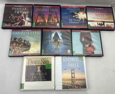 ✨ 9 Danielle Steel Library Audiobook CD Lot Recorded Books Mystery Thriller ✨ - Image 1 of 4