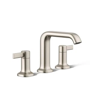 KOHLER Ashan 8 in. Widespread 2-Handle Bathroom Faucet in Vibrant Brushed Nickel - Picture 1 of 11