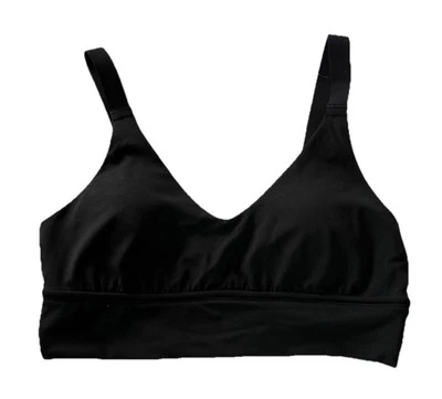 Offline by Aerie Real Me Black M Stretch Medium Support Sports Bra Bralette NEW - Image 1 of 4