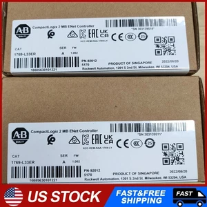 AB 1769-L33ER NEW PLC Allen Bradley 1769L33ER CompactLogix 2MB ENet Controller - Picture 1 of 8