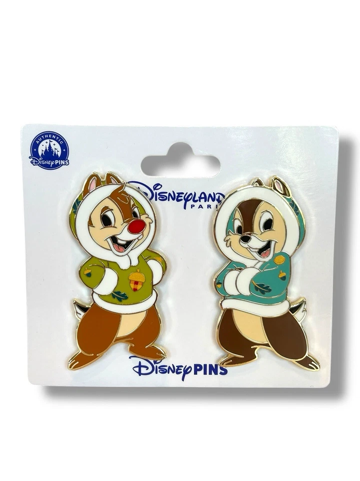 Juego de prendedores Disney OE Winter Chip & Dale Disneyland París Foto 1 de 1