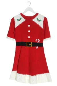 PRIMARK Abito di maglia Donna Abito Taglia IT 38 rosso-bianco stile festa - Foto 1 di 5