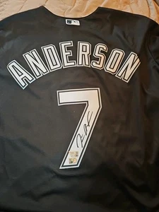 tim anderson signed Authentic Nike Jersey Fanatics Authentication - Picture 1 of 7