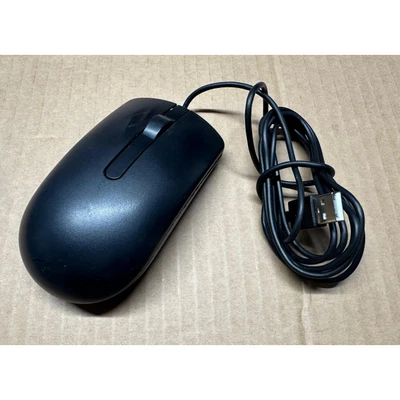 USATO - MOUSE OTTICO USB CON FILO DELL MS116T1 COLORE NERO | VERSIONE BULK - Immagine 1 di 2