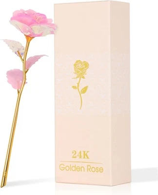 Regalos de Cumpleaños para Mujer Mamá, Galaxy Cristal Rosa Forever C Rosa Claro  Foto 1 de 4