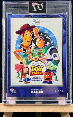 2025 Topps Now  Topps Now 2025 Disney Pixar Toy Story 30th Anniversary #TS01  - Image 1 of 3
