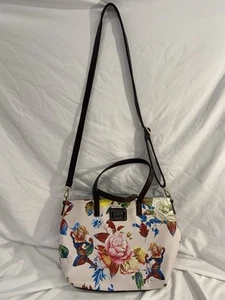 Loungefly Marvel Captain Marvel Floral Tote Crossbody Bag Purse BNWT - Picture 1 of 16