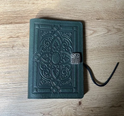 Oberon Design Florentine Small Journal In Green - Image 1 of 4