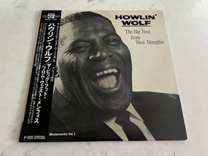 HOWLIN WOLF JAPAN LP OBI JAPANESE BLUES CHESS BIG FOOT WEST MEMPHIS PLP-6062 - Picture 1 of 6