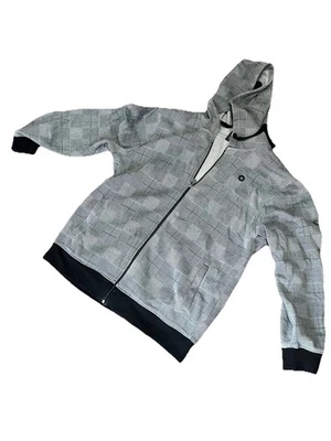 Толстовка с капюшоном мужская Southpole All Over Print на молнии серая XL Y2K хип-хоп 00s - Изображение 1 из 4